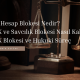 banka hesap blokesi
